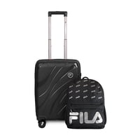 Pack Maleta Cabina S Lola 10Kg + Mochila Urbanix Fila 10Lts Negro-Silver