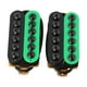 thumbnail image 2 of 2 Pastillas De Guitarra Eléctrica, Repuesto De Piezas De Guitarra Duraderas Para Bajo, Verde, 2 of 5
