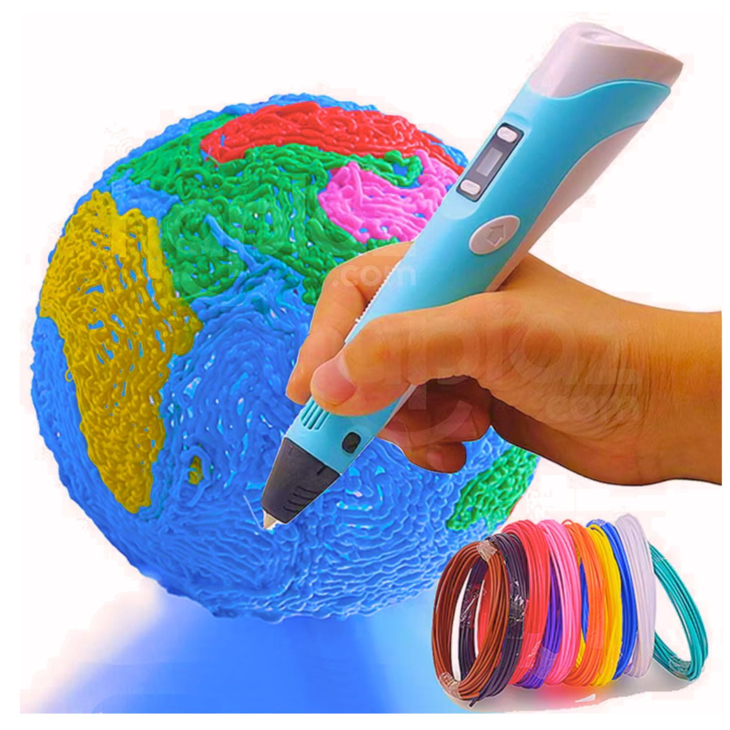 Genérico - Lapiz Boligrafo 3d Impresión Niños Ar33