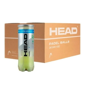 Caja De Pelotas Head Padel Pro+ X3 - 24 Tarros