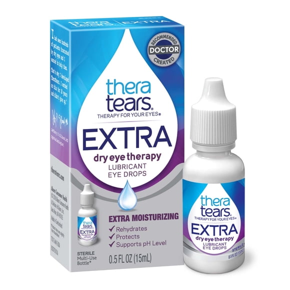 Gotas para ojos TheraTears Extra Dry Eye Therapy, botella de 15 ml