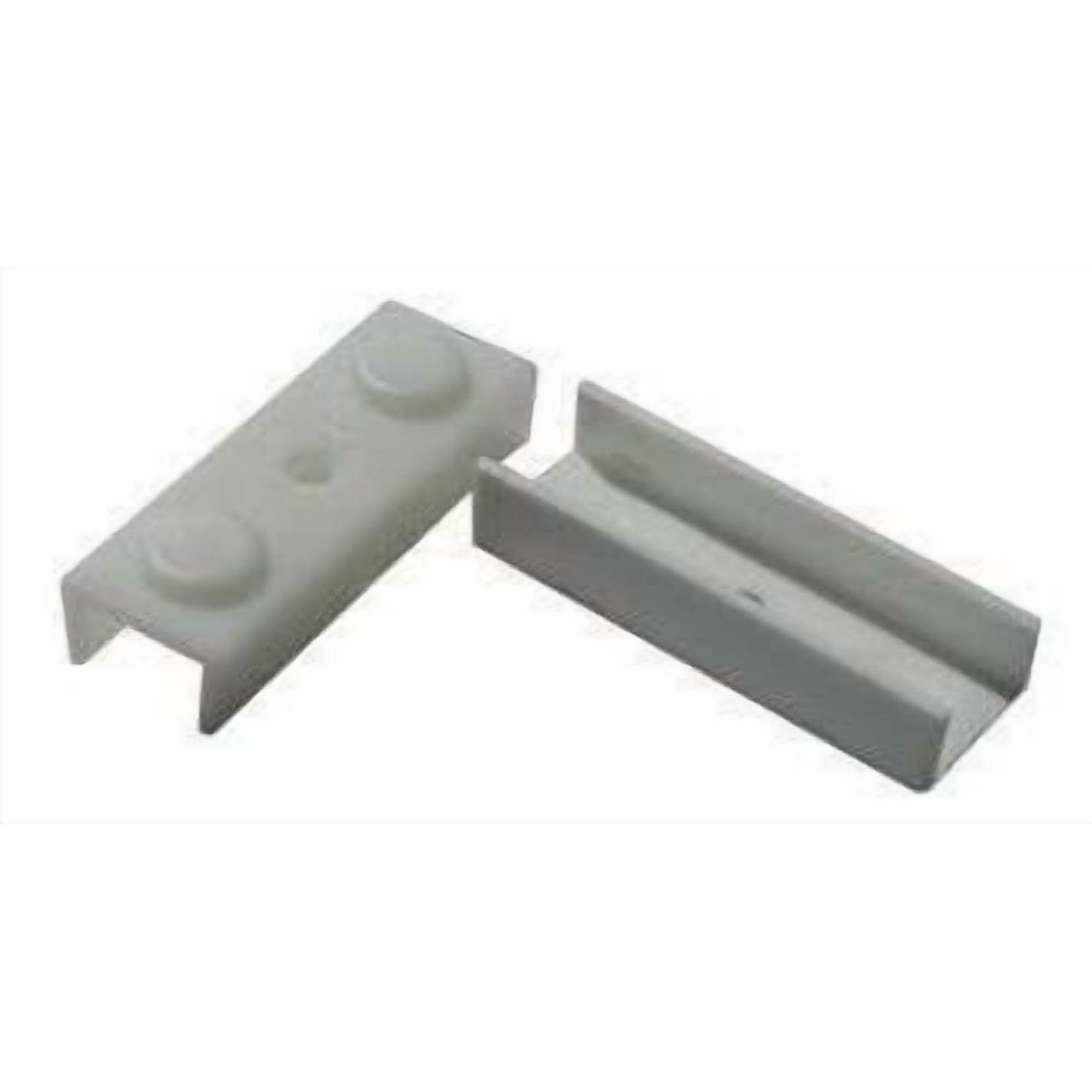 Patín Rta U 15 Mm Blanco Bolsa 500 Un Dvp