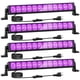 thumbnail image 1 of Paquete de 4 luces negras Onforu de 42 W, cable de 1,5 m, 110 V, 1 of 6