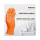 thumbnail image 2 of Guantes Nitrilo Naranjo Diamantado 8.5 Grs Profesionales 50unds TALLA L, 2 of 6