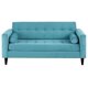 thumbnail image 1 of Sofa Retro 3C Felpa 00 Turquesa, 1 of 6