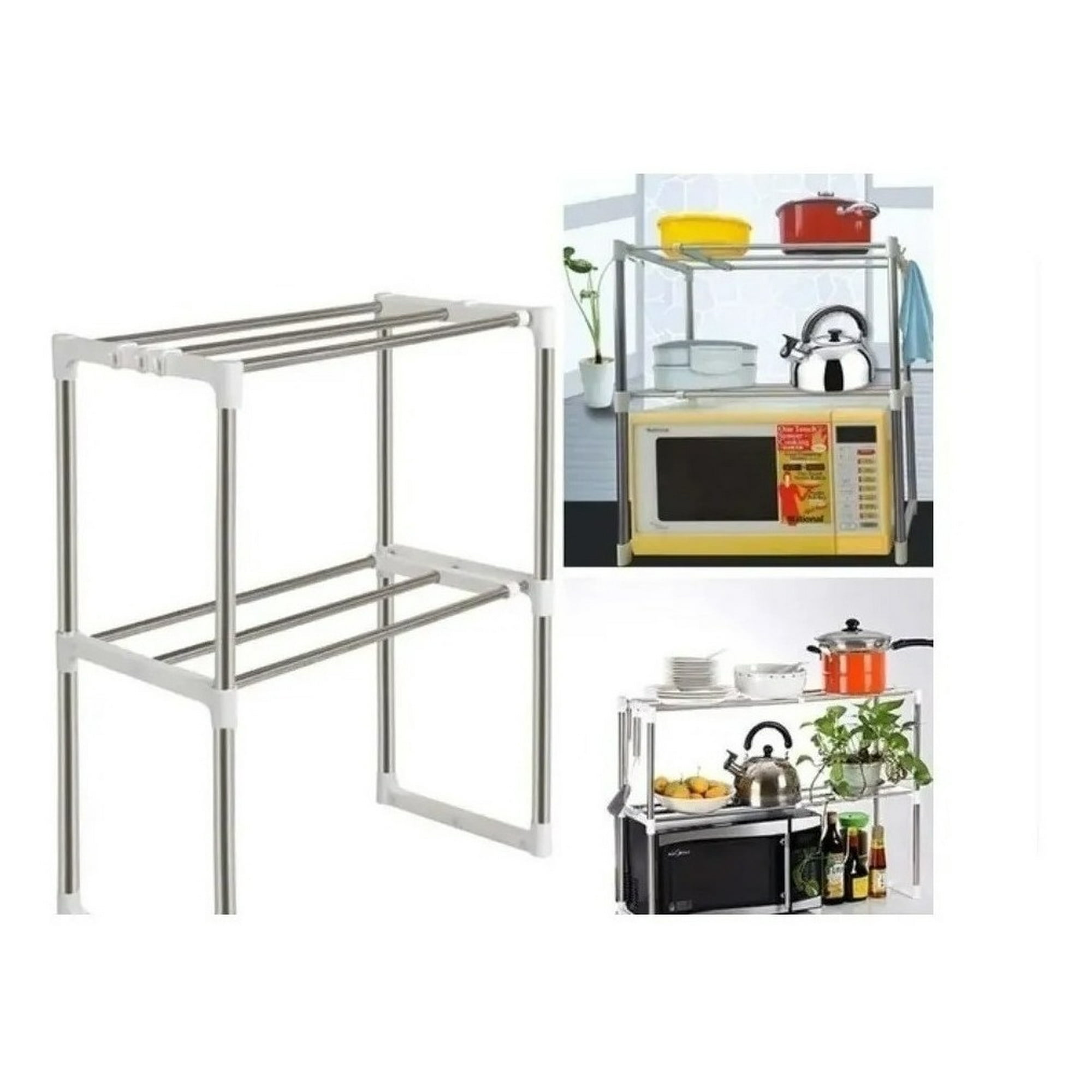 Genérico - Estante De Cocina Para Horno Microondas Hogar Organizacion