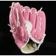 thumbnail image 5 of Guante de béisbol para deportes al aire libre, equipo de práctica de sóftbol, guantes de lanzador de campo, guante de sóftbol de PU rosa, 1 pieza, 5 of 5