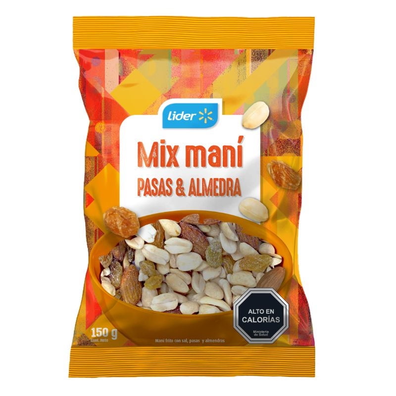 Maní, Pasas Y Almendras 150 g Lider