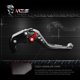 thumbnail image 3 of MZS Set de Palancas de Freno y Embrague para Motocicleta Negro, Ajustable, Versión Corta CNC, 3 of 8