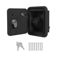 Magideal - De Bloqueo De Agua Para Vehículos Recreativos, Entrada De Agua Dulce Por Gravedad, Seguridad Mejorada , Negro