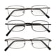 thumbnail image 2 of Gafas de lectura Foster Grant Council Gunmetal/Black 3.25x, 2 of 5