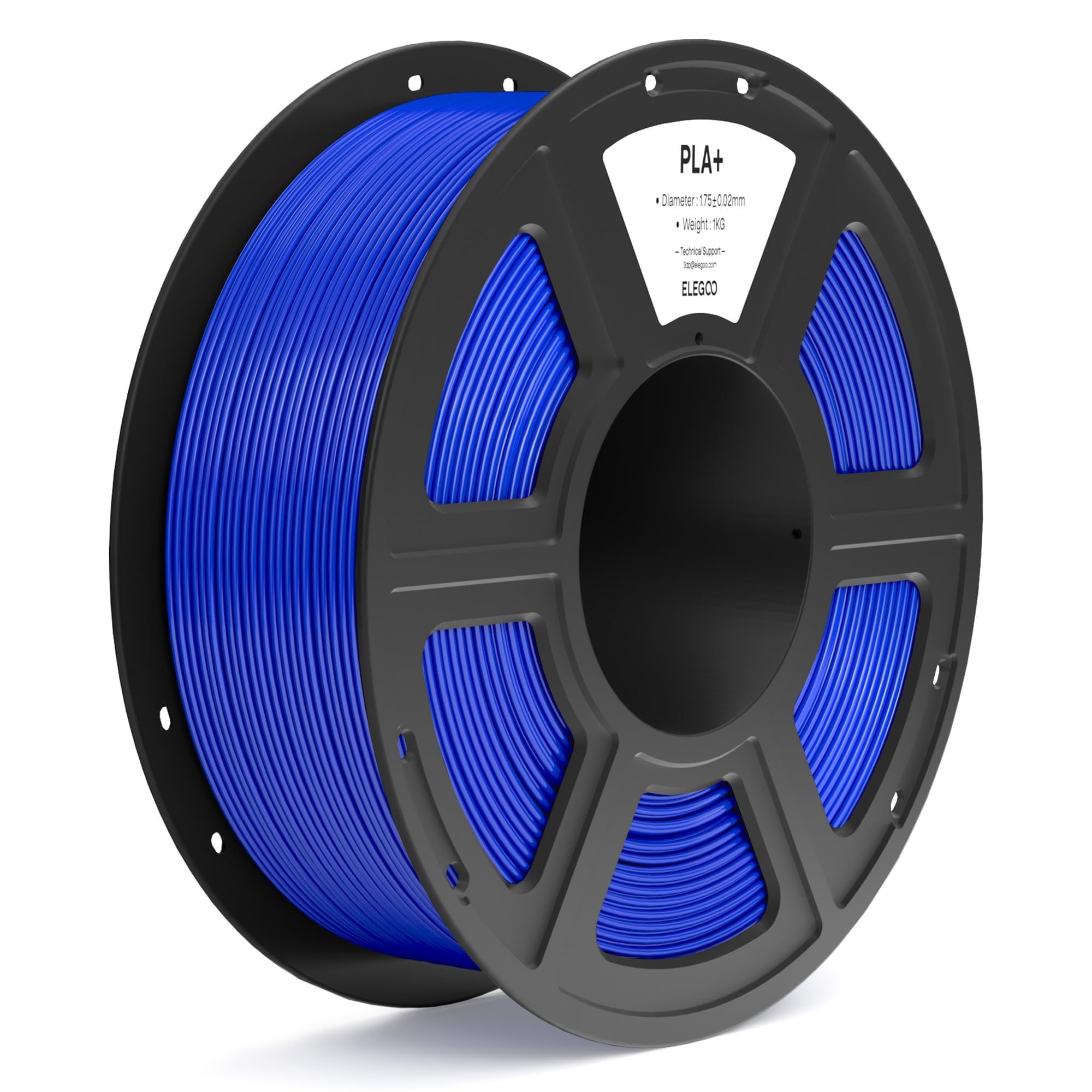 Filamento Para Impresora 3D Elegoo Pla+ Azul Oscuro 1,75 Mm 1 Kg