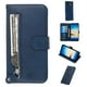 thumbnail image 1 of Funda con Cremallera para Samsung Galaxy Note 8, Carcasa Cartera de Cuero PU con Soporte y Tarjetero, 1 of 5