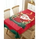 thumbnail image 3 of Mantel De Navidad Antimanchas Feliz Navidad Santa, 3 of 4