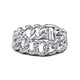 thumbnail image 2 of Anillo Pandora Pavé Cadena Cubana Plata Esterlina Circonita Cúbica Talla 56, 2 of 5