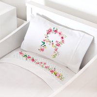 Tuyo Print - Juego De Sábanas Cuna Letras Vintage R