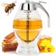 thumbnail image 1 of Dispensador de miel MOYAC de vidrio de 240 ml, frasco antigoteo para miel, 1 of 7
