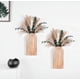 thumbnail image 5 of Jarrones De Pared De Madera Set De 2 Con Pasto De Pampas, 5 of 7