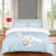 thumbnail image 1 of 3pcs Cin-namoroll Duvet Cover Twin Bedding Set Cartoon Puppy Comforter Bedspread Quilt Cover 2 Pillow Shams Cinnamoroll Fans Gifts, 1 of 5