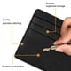 thumbnail image 3 of Tarjetero Fintie Slim minimalista con bloqueo RFID negro, 3 of 6