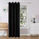 thumbnail image 1 of Cortina Blackout Joydeco para puerta, 244 cm de largo, privacidad, color negro, 1 of 8
