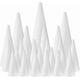 thumbnail image 1 of Paquete de 24 conos de espuma para manualidades, conos de espuma para árboles, tamaños surtidos, conos de poliestireno con forma de espuma (4,6, 8,10,12 pulgadas), para artes y manualidades, árbol de, 1 of 7