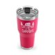 thumbnail image 1 of Vaso térmico Camco Life is Better 30 oz de acero inoxidable rosa, 1 of 6