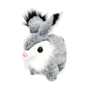 Bothyi - Conejito De Peluche Interactivo, Mascota Electrónica Para Fiestas Preescolares, Color Gris Claro