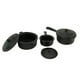 thumbnail image 1 of Juego De Ollas De Cocina Para Casa De Muñecas, Accesorios De Decoración De Cocina, Color Negro, 1/12, 1 of 5
