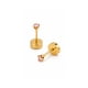 thumbnail image 1 of Aros Abridores Chispas 2mm No1 Oro 18k Circón Bebé Niña, 1 of 5