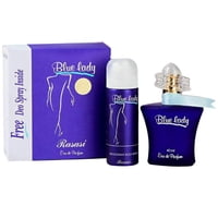 Set De Perfume Rasasi Blue Para Mujer (Eau De Parfum De 40 Ml+Desodorante De 50 Ml)