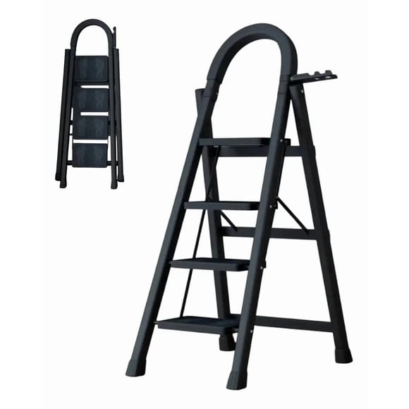 Escalera Plegable 4 Escalones Antideslizante Segura