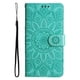 thumbnail image 2 of Funda tipo cartera FOXDOCK para OPPO Reno 14 Pro 5G , diseño girasol en relieve, cuero PU, cierre magnético, soporte y tarjetero, 2 of 5