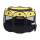 thumbnail image 4 of Corral Plegable De Tela Oxford Para Mascotas, Malla Con Cremallera Para Conejo, Gatito, Gato, Amarillo Y Negro, 4 of 5