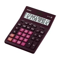 Calculadora Casio Tipo Mini Escritorio Gr-12C Vino