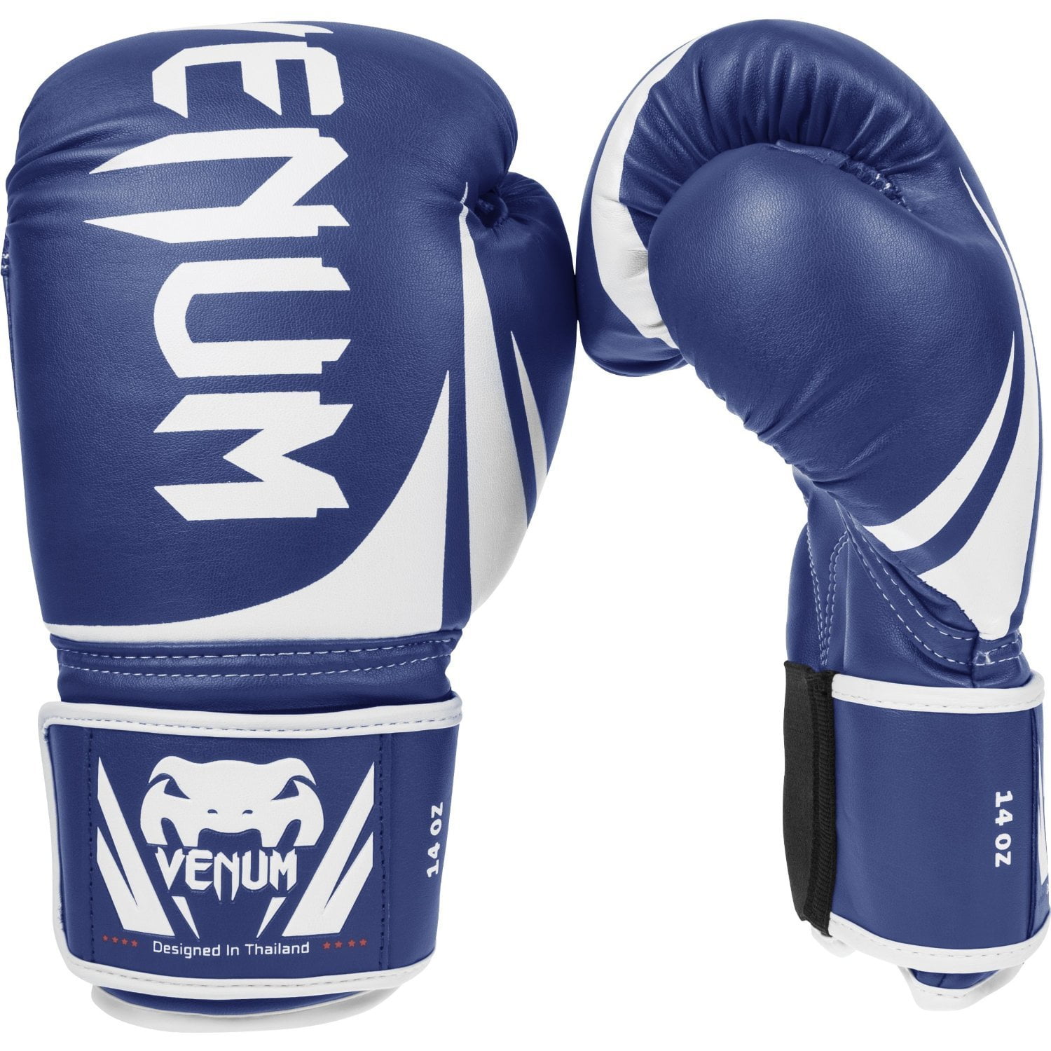 Guantes De Boxeo Venum Challenger 2.0 Azules De 14 Oz Para Boxeo