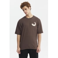 Fashionspark - Polera Hombre Oversize Print Chocolate - Ll