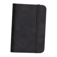 Bothyi - Cuaderno De Bolsillo De Regalo De Cuero Sintético, Diario, Cuaderno Para Uso Diario En La Escuela Y La Oficina, Color Negro
