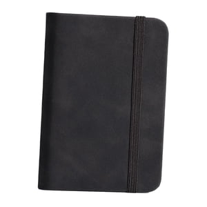 Bothyi - Cuaderno De Bolsillo De Regalo De Cuero Sintético, Diario, Cuaderno Para Uso Diario En La Escuela Y La Oficina, Color Negro