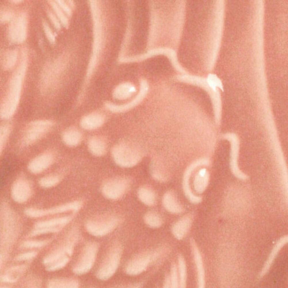 Glaze Amaco Lg-52, Líquido Brillante, Sin Plomo, Pétalo Rosa, 473 Ml