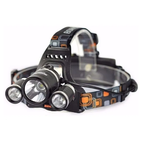 Genérico - X3 Linterna Cabeza Frontal Cintillo Luz Trasera T6