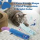 thumbnail image 4 of Juguetes para gatos Pawaboo, paquete de 2, peluche con catnip, cascabel y sonido crujiente, 4 of 7