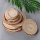 thumbnail image 4 of Posavasos redondos de madera natural para manualidades, soporte para tazas de té, café y bebidas, mantel de mesa, decoración de mesa, accesorios de cocina, 4 of 6