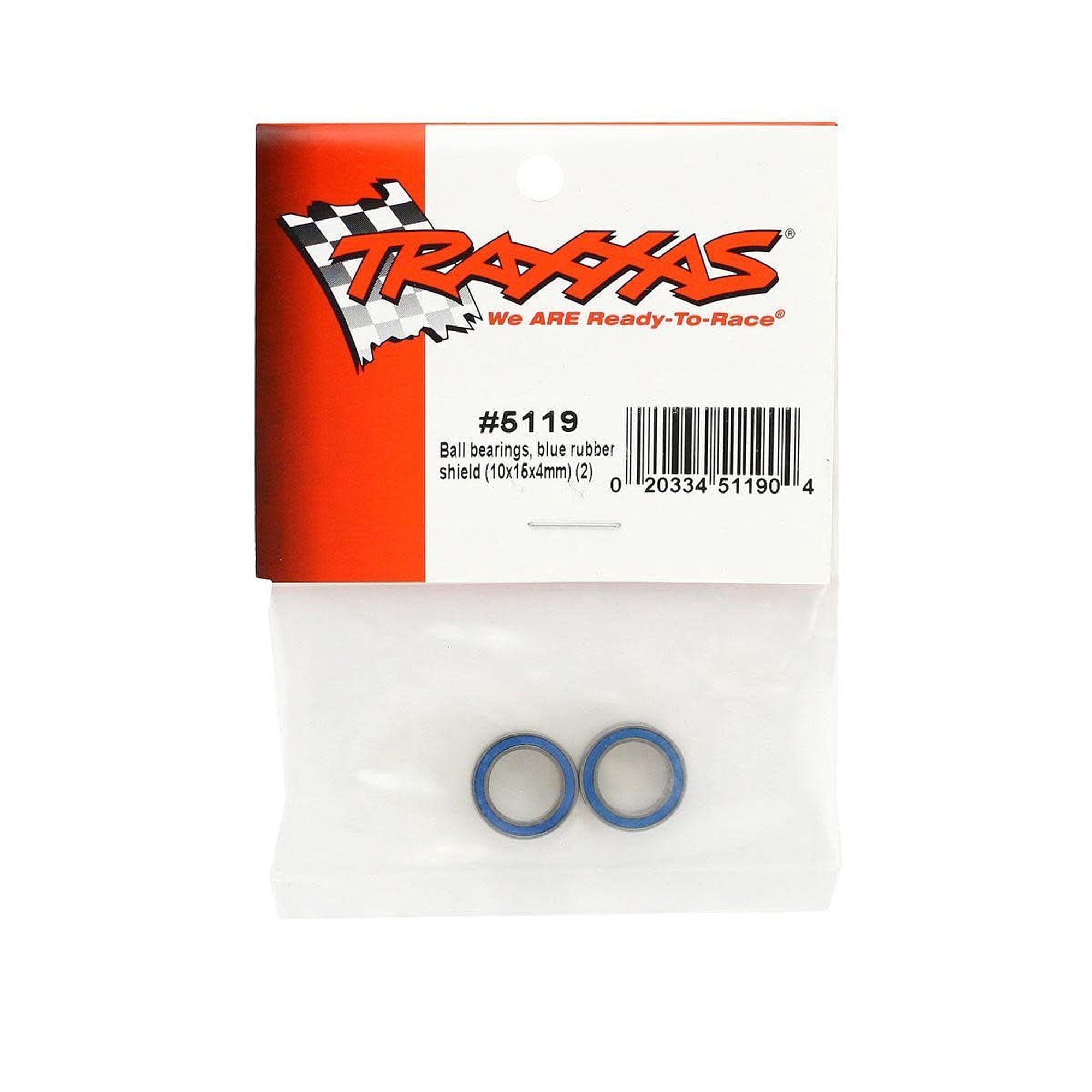 Rodamientos De Bolas Traxxas De 10 X 15 X 4 Mm Sellados De Goma Azul (paquete De 2)