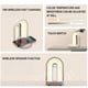thumbnail image 5 of Luz de noche multifuncional de carga inalámbrica con altavoz Bluetooth, lámpara de mesa para teléfono móvil, regalo de San Valentín-Blanco, 5 of 7