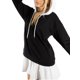 thumbnail image 4 of Jess de Meiko Vestido de Mujer Mangas Largas Capa Doble Sudadera con Capucha Vestido Casual S Negro, 4 of 7