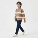thumbnail image 2 of Sueter Ni o Invierno Tejido Rayado Cuello Alto Moda Infantil, 2 of 3