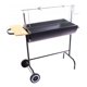 thumbnail image 1 of Parrilla Tambor a Carbon 110x44 cm con Asador Giratorio Ruedas y Tabla Lateral, 1 of 4