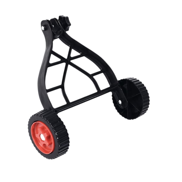 Rueda para cortadora de césped, accesorios universales de 25 mm, ruedas auxiliares para cortacésped, altura ajustable para cortadora de césped de mano