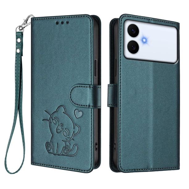 Funda Billetera Magnética para Samsung Galaxy S26 Edge, Verde Oscuro